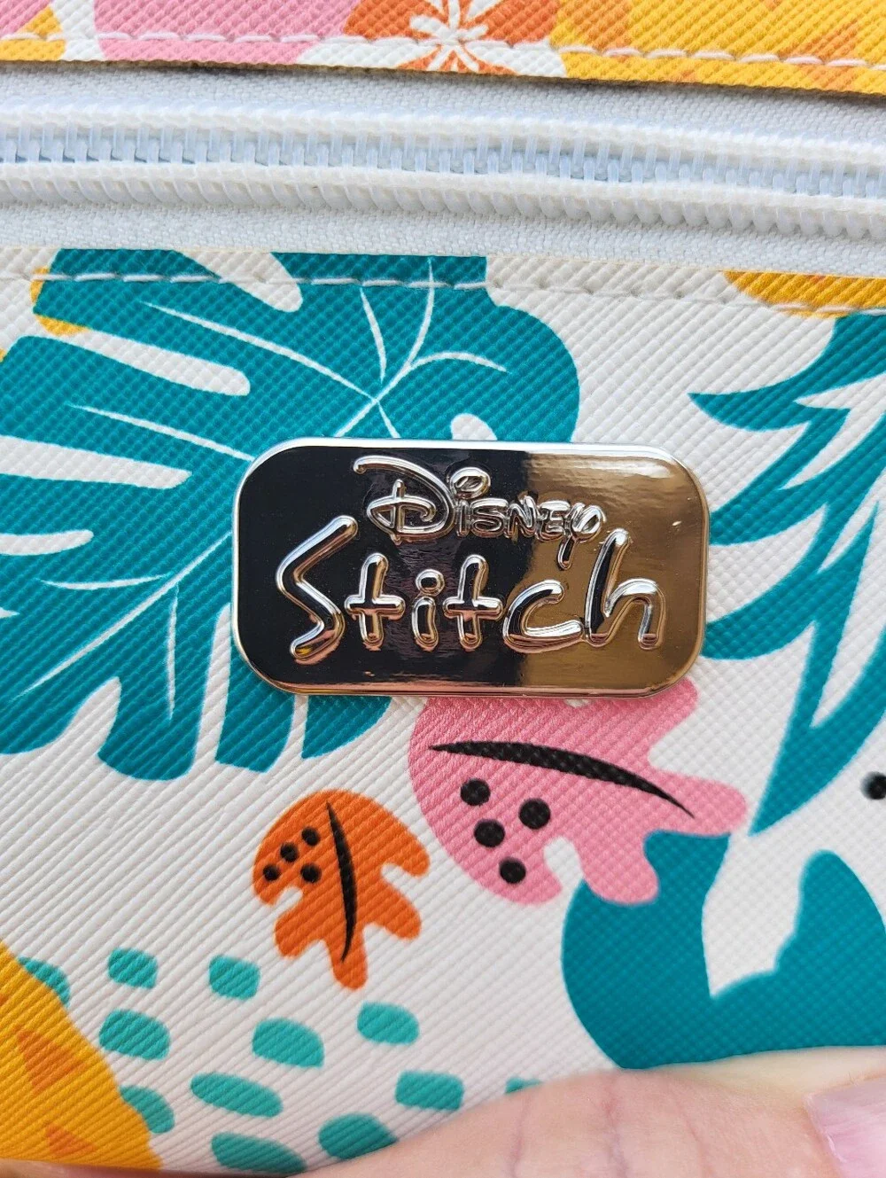 Disney Lilo & Stitch Tropical Zip Wallet - Teal, Yellow, Pink